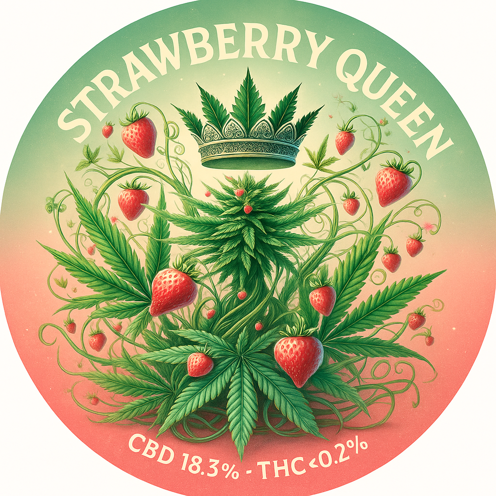 STRAWBERRY QUEEN | EU CERTIFIERAD HAMPA | 18.3% CBD
